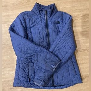 Blue North Face Puffer Jacket Women’s Large